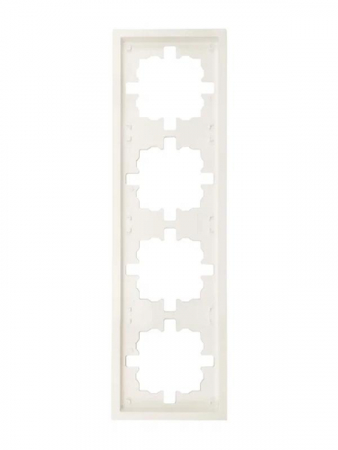Рамка 4-м ZIMA горизонт. сл. кость LEZARD 704-9000-149