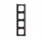 Рамка 4-м Basic 55 chateau-black ABB 2CKA001725A1509