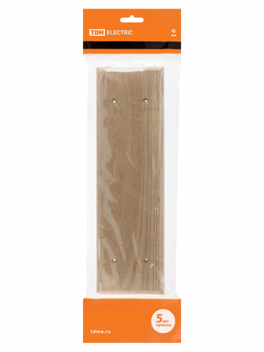 Накладка на бревно деревянная универсальная НБУ 1Пх4 260 мм, под покраску TDM фото 3