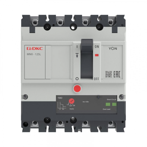 Выключатель автоматический 3N 25А 70кА pro MNX125L при AC415V расцепитель TMD YON MNX125L3NTMD0025 фото 2