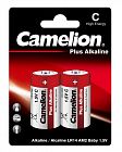Элемент питания алкалиновый C/LR14 1.5В Plus Alkaline LR14-BP2 BL-2 (блист.2шт) Camelion 1653