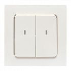Выключатель 2-кл. Стокгольм Умный бел. Zigbee Сonnect EKF RCV-ST2-WD-ZB