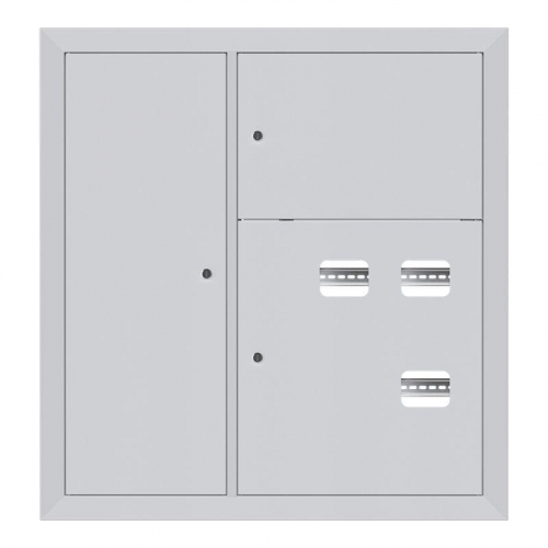 Щит этажный 3кв. слаботочка слева (1000х950х160) Basic EKF mb28-v-3z