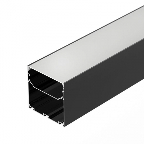 Профиль LINE-S-7575-2500 BLACK L2500 алюм. Arlight 041856