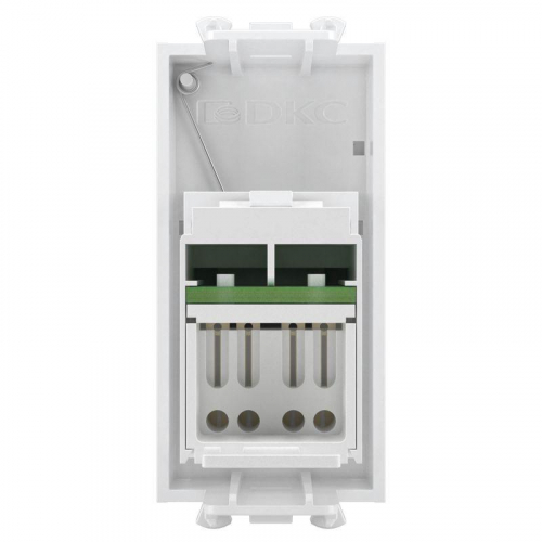 Розетка компьютерная 1мод. Avanti "Белое облако" RJ45 кат.5E модульная DKC 4400461 фото 3
