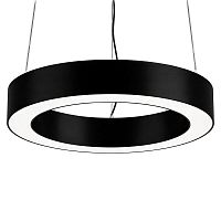 Светильник светодиодный ULO-K18B 20W/4000K/R30 IP40 BLACK 20Вт 4000К IP40 2200лм кольцо 30см линейный подвесной бел. свет алюм. черн. Uniel UL-00013995