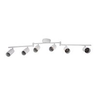 Светильник PCL-0606 6xGU10 IP20 230В WH настен./потолочн. декор. под лампу JazzWay 5066786
