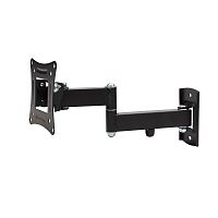 Кронштейн для телевизора 13"- 37" дюймов наклонно-поворотный 2 колена HOME Rexant 38-0051
