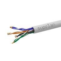 Кабель витая пара UTP кат.5E 4х2хAWG24 solid Cu PVC In. Standard (м) SUPRLAN 01-0333-1