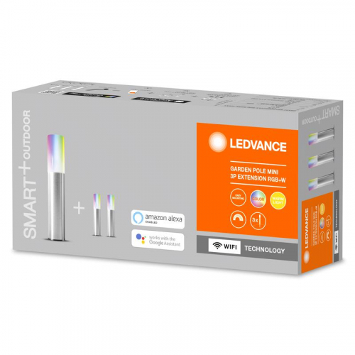Светильник светодиодный SMART WIFI GARDPOLE MINI 3 элемента RGBW 3PEXT LEDVANCE 4058075478237 фото 3