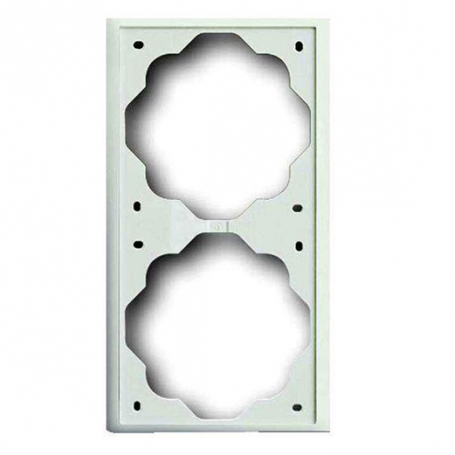 Рамка 2-м Impuls бел. бархат ABB 2CKA001754A4432