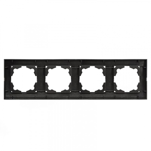 Рамка 4-м Бриллиант горизонт. графит Universal 7947502-Gr фото 3