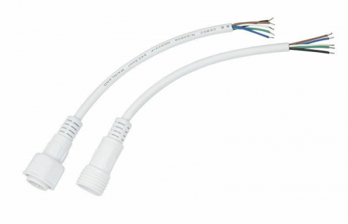 Кабель соединительный (5pin) герметичный (IP67) 5х0.5кв.мм 300В бел. Rexant 11-9450 фото 7