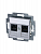 Розетка информационная Levit двойная 2хRJ45 кат. 5e серебр. ABB 2CHH295118A6070