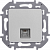 Розетка телефонная Inspiria RJ11 механизм алюм. IEK 673822