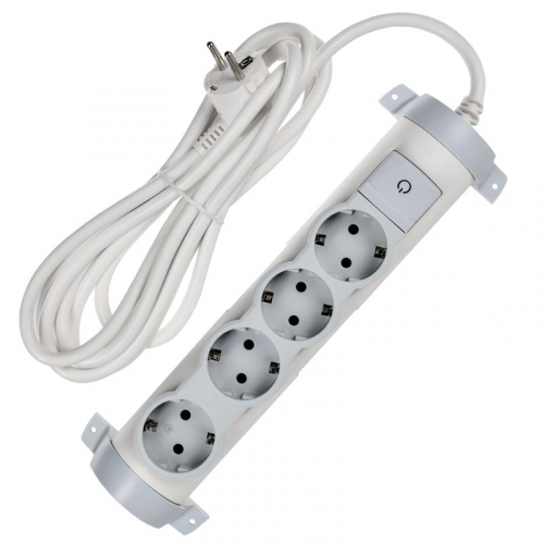 Удлинитель 4х3м с заземл. 16А IP20 Комфорт 4х2P+E IEK 694627 фото 2