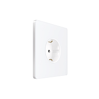 Розетка 1-м СП Systeme Infinity 16А IP20 250В с заземл. защ. шторки арктич. лед SE FSE000145