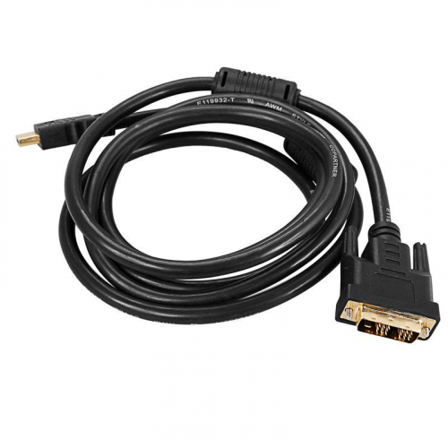 Шнур HDMI - DVI-D gold 2м с фильтрами Rexant 17-6304 фото 4