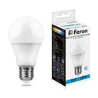 Лампа светодиодная LB-94 15Вт A60 грушевидная 6400К E27 230В FERON 25630