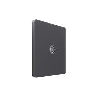 Розетка телевизионная оконечная TV/FM 1вых. СП Systeme Infinity 5-1000МГц вулканический пепел SE FSE000791