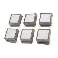Светильник светодиодный PPL 089/G OPAL 42Вт 6500К IP40 GREY ДВО/ДПО домино в потолок Грильято (комплект 6шт) сер. Pro+ JazzWay 5060173