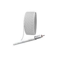 Кабель коаксиальный RG-6U 75 Ом CCS/(оплетка Al 48%) PVC бел. (уп.50м) Simple Эра Б0044600