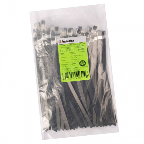 Хомут кабельный СКС-П (316) 12х1200 черн. Fortisflex 103071 фото 3
