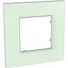 Рамка 1-м Unica Quadro матов. стекло SchE MGU2.702.17