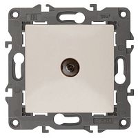 Розетка телевизионная проходная TV Elegance 14-3102-02 IP20 сл. кость Эра Б0034297