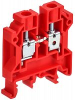 Клемма винтовая CTS 6кв.мм красн. ARMAFIX IEK AF-CT10-00-K04-006