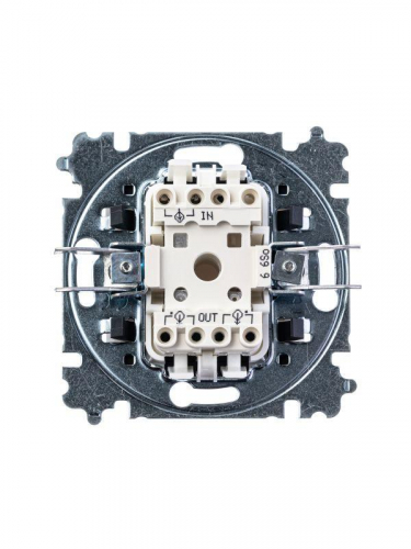 Переключатель 1-кл. СП Levit IP20 жемчуж./ледяной ABB 2CHH590645A6068 фото 2