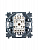 Переключатель 1-кл. СП Levit IP20 жемчуж./ледяной ABB 2CHH590645A6068