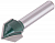 Фреза пазовая V-образная DхHхL=16х16х51мм FIT 3603-081616