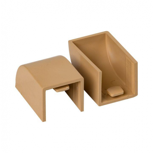 Заглушка 16х16 под свет. дерево Plast PROxima (уп.4шт) EKF ecl-16-16x4 фото 5