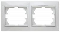 Рамка 2-м СП Plano 1-502-01 гор. бел. Intro Б0027625