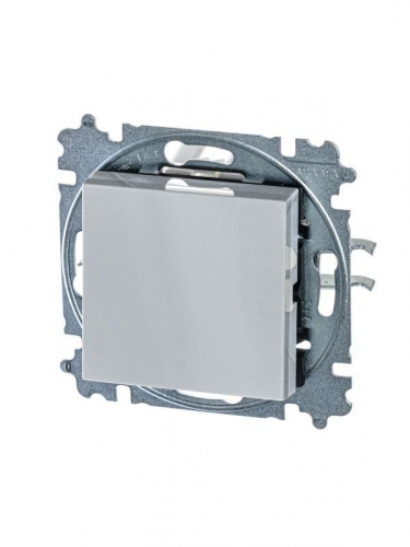 Переключатель 1-кл. СП Levit IP20 сер./бел. ABB 2CHH590645A6016