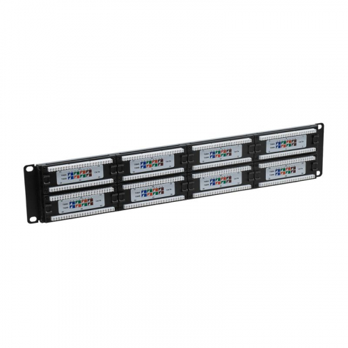 Патч-панель 19дюйм 2UCAT5E 48 портов RJ45 неэкранированная DKC RN5PPU242 фото 2