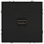 Розетка HDMI СП Galaxy 16А IP20 250В антрацит Эра Б0070798