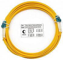 Шнур оптический FOP(d)-9-LC-LC-5m duplex LC-LC 9/125 sm 5м LSZH Cabeus 7346c