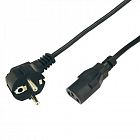 Шнур сетевой Евро 0.75кв.мм 3м (PVC) (с заземлением) Rexant 11-1132