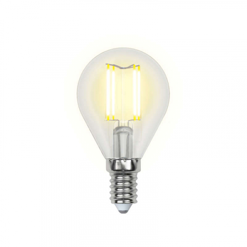 Лампа светодиодная LED-G45-6Вт/NW/E14/CL PLS02WH картон Uniel UL-00001371