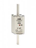 Предохранитель OFAF2H100 100А тип gG размер 2 до 500В ABB 1SCA022627R5380