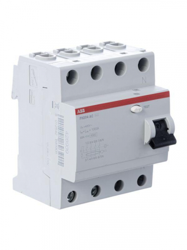 Выключатель диф. тока 4мод. FH204AC-40/0.1 ABB 2CSF204006R2400 фото 3