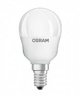 Лампа светодиодная LED Star P 25 4.5W/827 4.5Вт шар матовая 2700К тепл. бел. E14 250лм 220-240В RGBW + DIM с пультом диммир. пластик. OSRAM 4058075045712