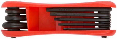 Ключ "звездочки" 8шт CrV Т9-Т40 складные FIT 64015 фото 2