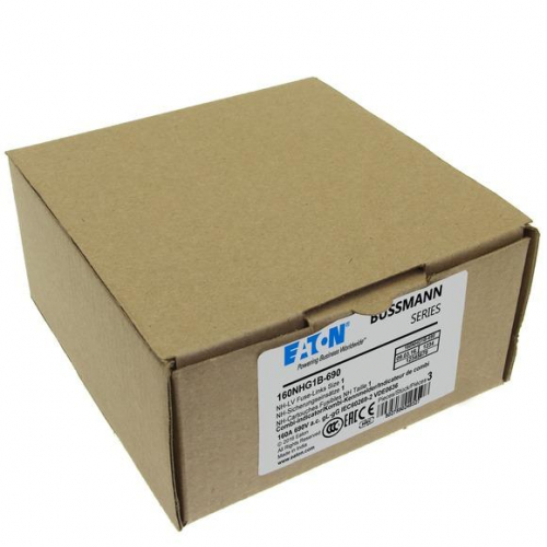 Предохранитель NH 160A 690В gG 1 двойн. индикация EATON 160NHG1B-690 фото 4
