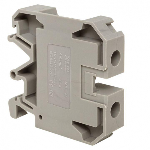 Колодка клеммная JXB-10/35 (70а) сер. EKF plc-jxb-10/35gy фото 4