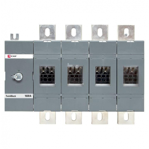 Рубильник 4п 1600А без рукоятки управления TwinBlock EKF tb-s-1600-4p фото 2
