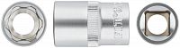 Головка шестигранная CrV 1/2дюйм 17мм FIT 62047