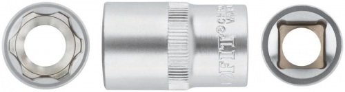 Головка шестигранная CrV 1/2дюйм 17мм FIT 62047